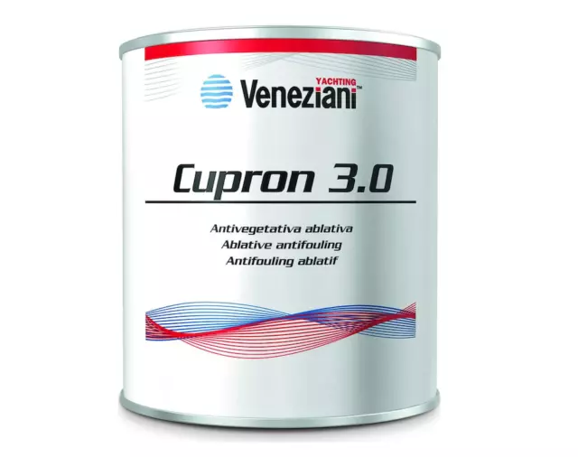 Antivegetativa Veneziani Cupron 3.0 Lt 0,750  Antifouling Paint Ablativa