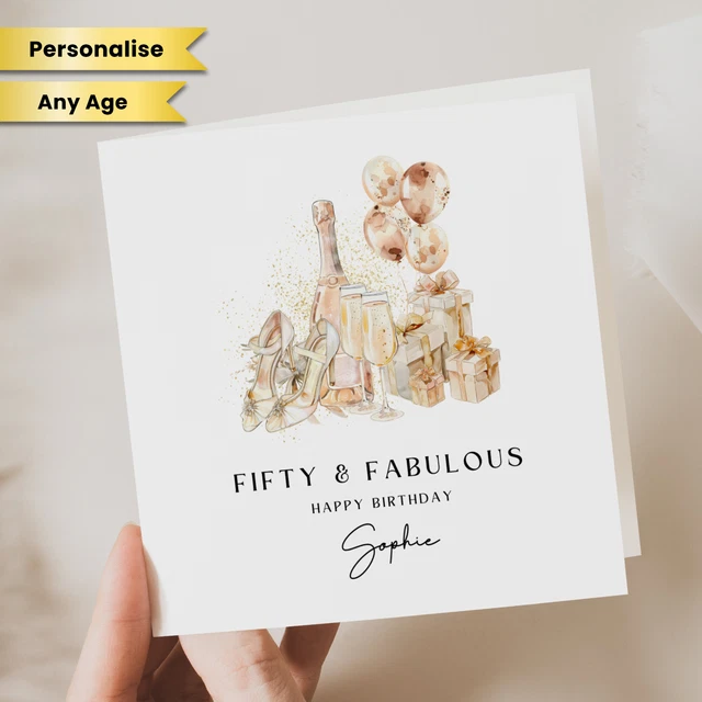Personalised 50th Birthday Card | Born In 1975 Facts - Foto 8