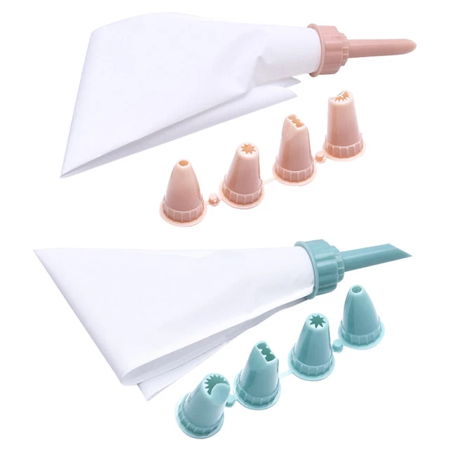 2 Juegos Profesional Piping Bolsa Pasteles Bolsos Pasteles Decoración Herramienta