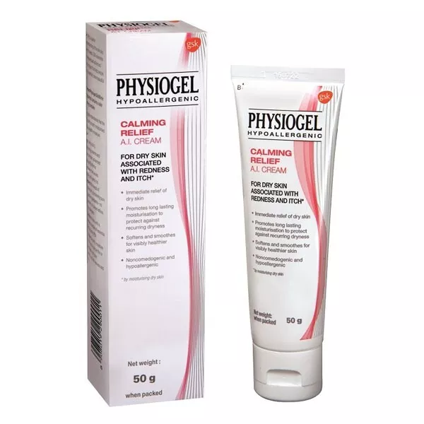 Physiogel Calmant Soulagement Ai Crème pour Sec Peau Sensible 50gm/50ml