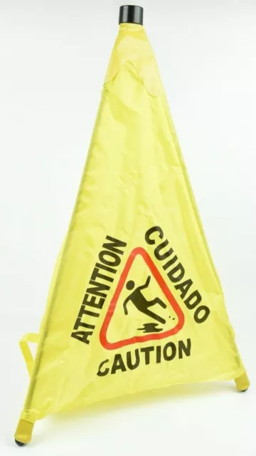 Impact Products Pop Up 31" Safety Cone - 31" Height - Plastic - Yellow