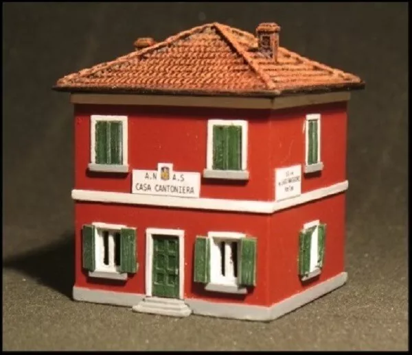 NINIVE 24N Casa cantoniera FS kit resina diorama plastico scala N 1:160