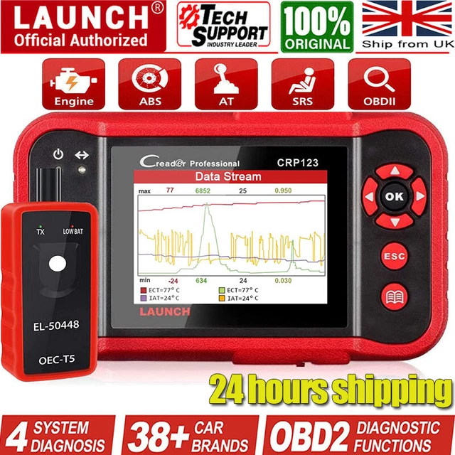 LAUNCH CRP123 OBD2 Scanner Diagnostic Scan Tool Code Reader Engine AT