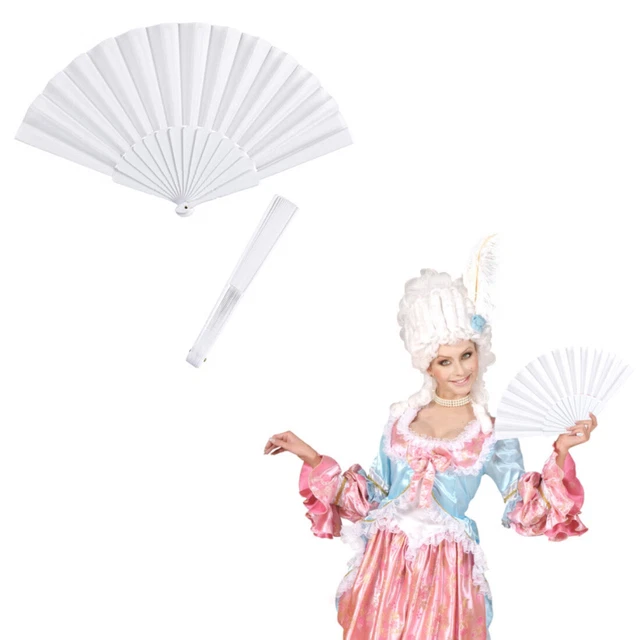 Bianco Ventagli da Mano Spagnolo Flamenco Soggetti Bianco