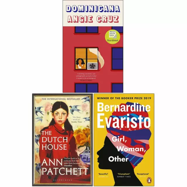 Dominicana, The Dutch House, Girl, Woman, Other 3 Books Collection Set PB NEW