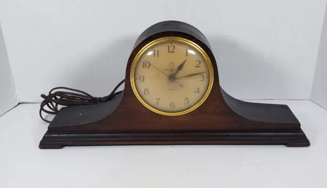 Vintage Telechron Tambour Mantle Clock - Electrical General Electric