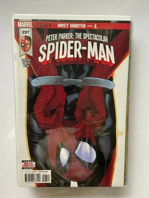 Peter Parker Spider-Man 1997 #77 #1 True Believers #297 3 Book Lot NM Nice!!