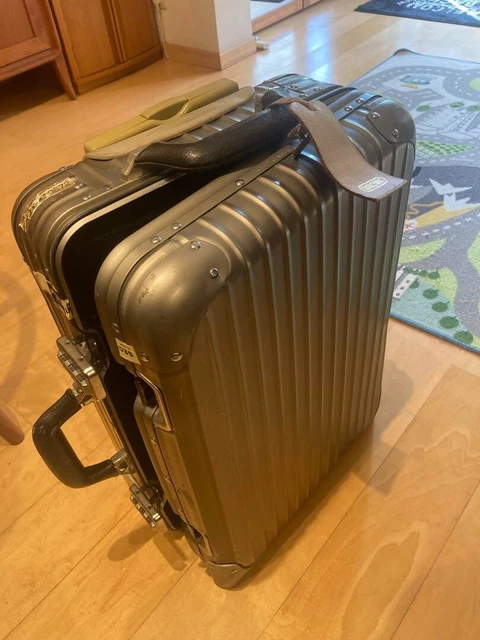 Rimowa Topaz Topas 32L Titanium Gold 2-wheels Carry Case Suitcase Used