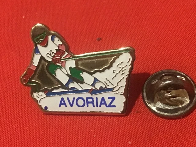 Insigne émaillé Morzine – SK2268 – Vintage Ski – Fabriqué En France