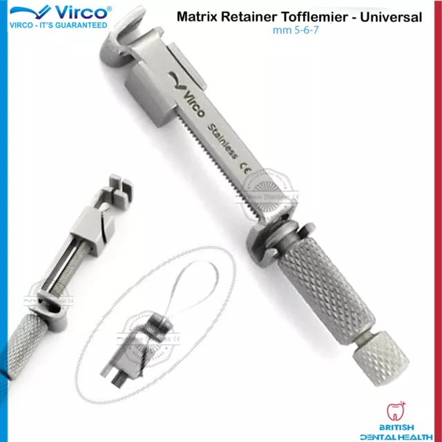 Universal Tofflemire Matrix Band Retainer Dental Ortho Stainless Steel