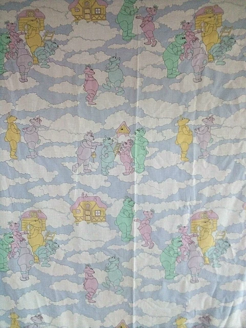 Drap Rémi Sans Famille – Vintage TF1 1977 – 170x260, Coton, Très Bon État