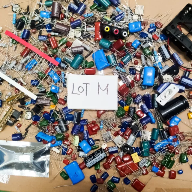 Electronic Components Job Lot Mix Bag Arduino Capacitors Through Hole Part #M