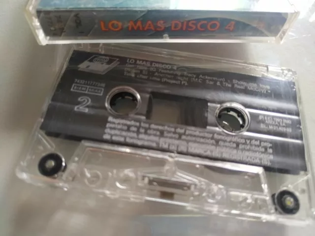 Lo Mas Disco 4 Ace Of Base Culture Beat 2 Unlimited 1993 - Cinta Tape Cassette 3