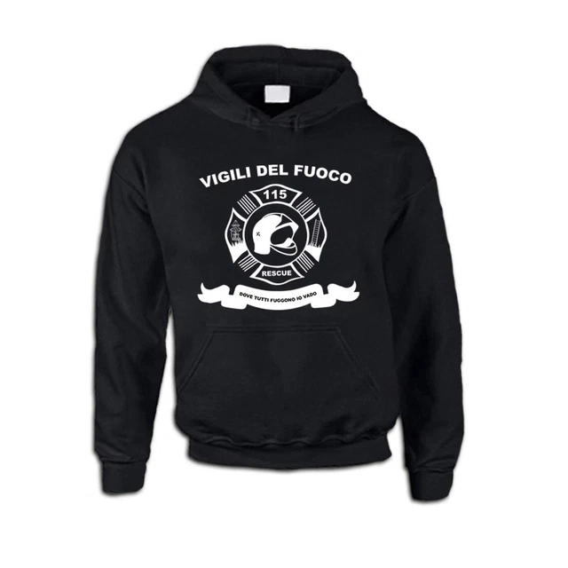 Felpa Unisex Maglione Personalizzato Per Mestiere "Vigili del Fuoco"