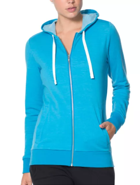 ICEBREAKER Womans Allure LS Zip Hood - 200g/m² Merinowolle