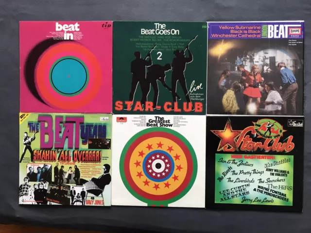 46 Vinyl LP's Sampler Sammlung Konvolut POP ROCK BEAT FOLK SEHR GUTER ZUSTAND!