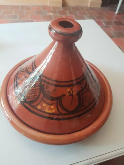 Tajine marocain avec motif Ø 25 cm