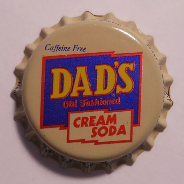 Vintage Dad's "Cream Soda Twist Off"..plastic..unused..SODA BOTTLE CAP