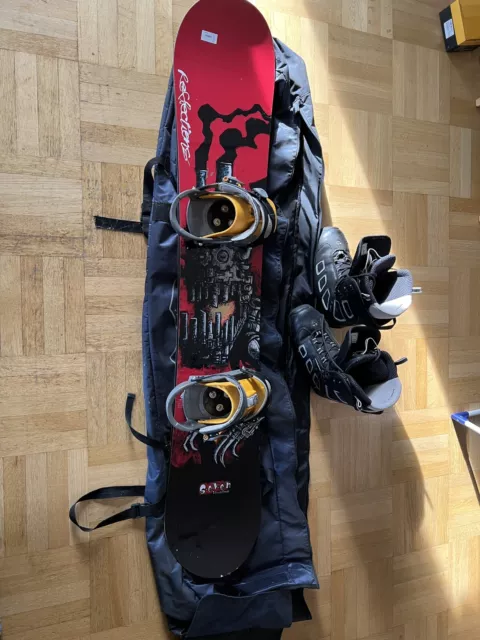 BURTON Snowboard Set Inklusive Bindung und Softboots Gr. 44