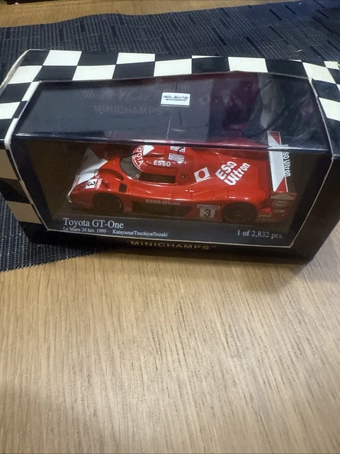 【激レア】Toyota GT-One ル.マン24h ‘1999 ミニチャンプス Amazon | MINICHAMPS 1/43 TOYOTA GT-ONE ルマン24時間レース