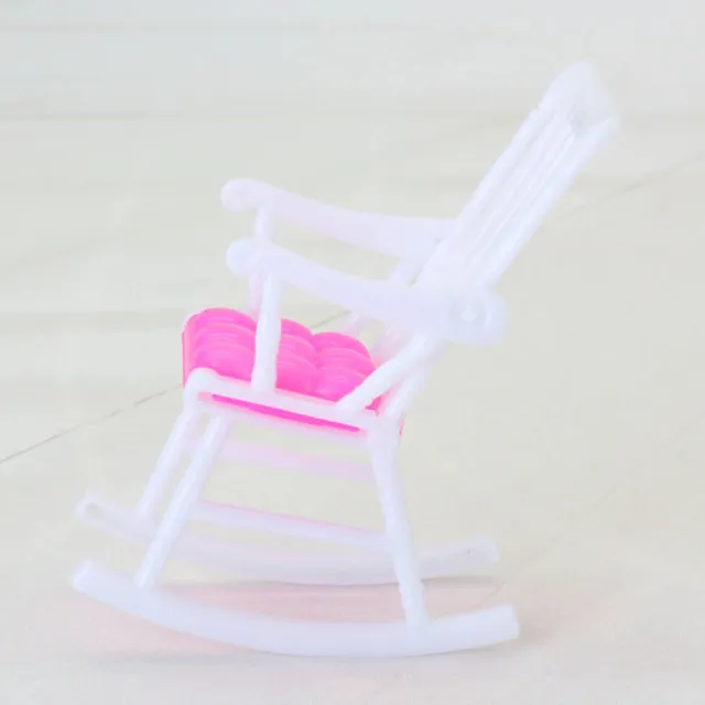 Chaise À Bascule Miniature Accessoires Pour Poupées Fauteuil