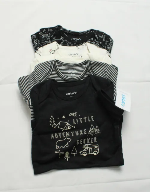 Carter's Baby Boy's 5-Pc Little Adventure Seeker Bodysuit AR8 Black Size 9M NWT