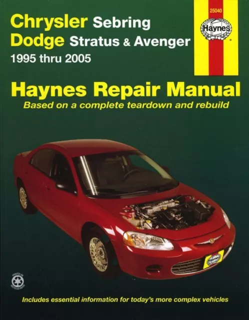 Sebring Stratus 95-06 Revue technique haynes CHRYSLER Anglais Etat - NEUVE PORT