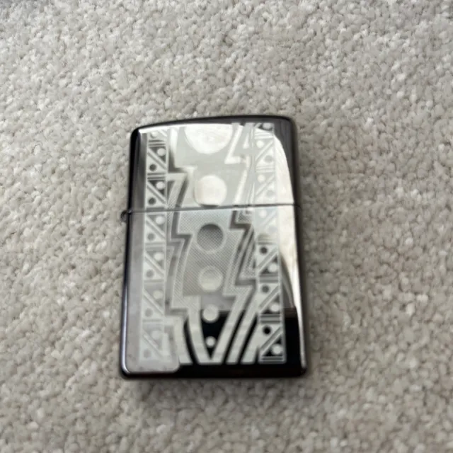 ZIPPO LIGHTER SILVER Colour With American Trucker Front XII £35.00 