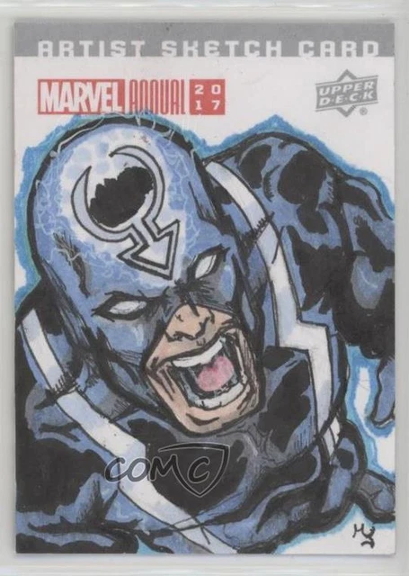 2017 Upper Deck Marvel Annual Sketch Cards 1/1 Mike J Sealie #SKT Auto 0bg7