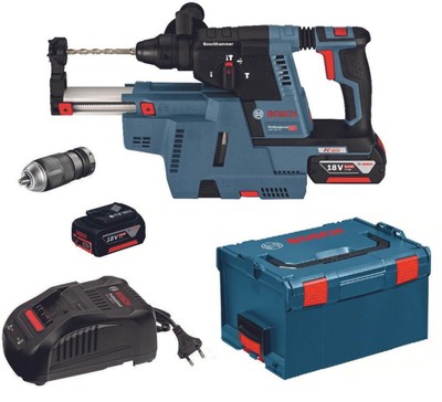 Akku Bohrhammer Bosch Gbh 18v 26 F In L Boxx 2x6 0 Ah Mit Absaugung Gde 18v 16 Eur 554 00 Picclick De Akku Bohrhammer Bosch Gbh 18v 26 F In L Boxx 2x6 0 Ah Mit Absaugung Gde 18v 16 Eur 554 00 Picclick De