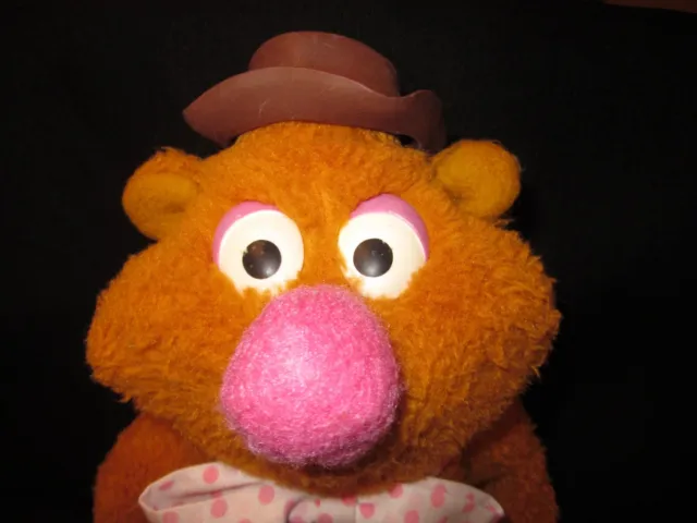 Fisher-Price Muppets "Fozzie Bear w/Hat" #851 Plush Stuffed Animal Vintage 1976 2