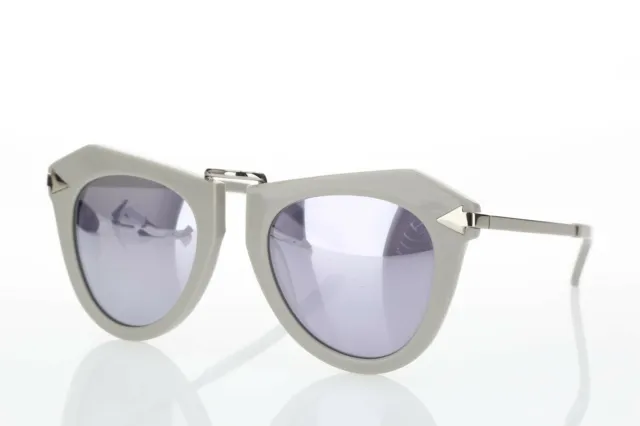 Karen Walker 158860 ONE ORBIT 1601438 Silver/Gray Mirror Sunglasses 50mm