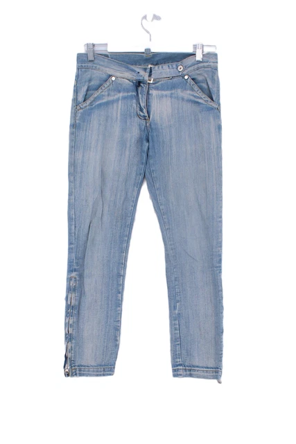 Met Women's Jeans W 27 in Blue 100% Cotton
