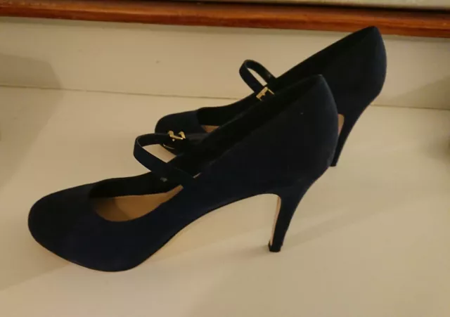 KURT GEIGER MISS KG Cayleb Ladies Black Suedette Court Shoes Size 7 29.99 PicClick UK