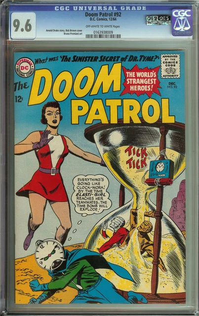 Doom Patrol #92 Cgc 9.6 Ow/Wh Pages // Only 2 9.6'S And 2 9.8'S On Cgc Census