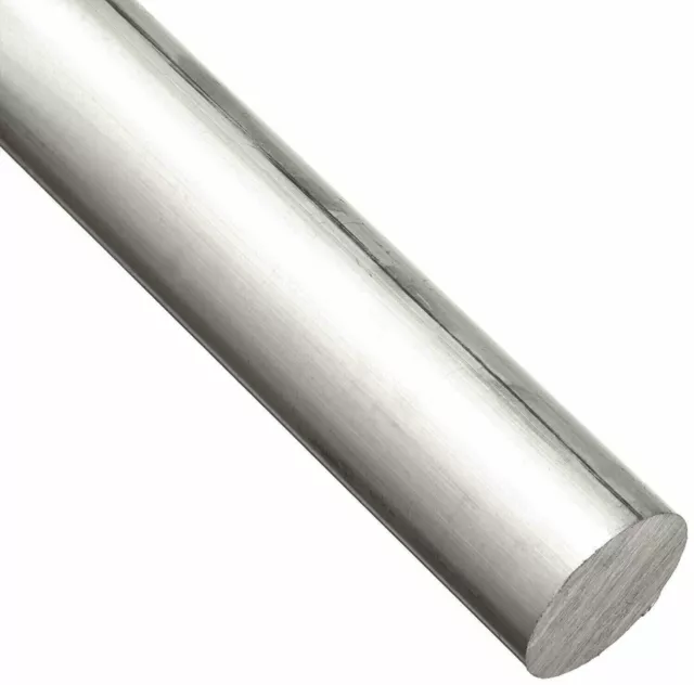 Aluminum 6061 round rod 10" long 2-1/2" solid t6511 lathe bar stock 2.50" od x10
