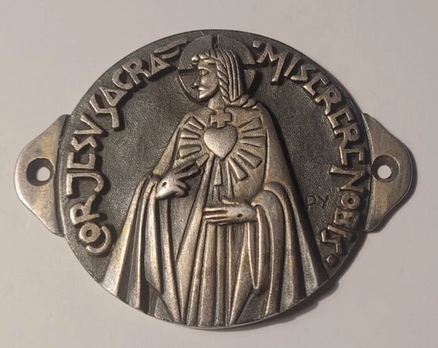 Médaille religieuse de Sacre Cœur de Jésus - objet religieux