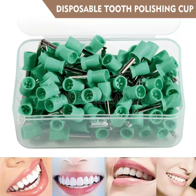 500 pc Dental Rubber Prophy Cup polishing cup Zahnpolier cups latch 5 box 2
