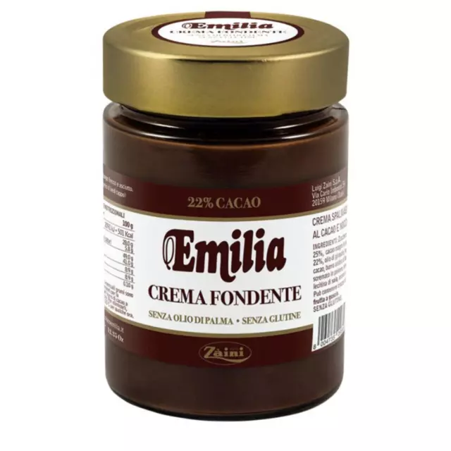 Crema Spalmabile Zaini Emilia Crema Fondente 350 g Cacao E Nocciole