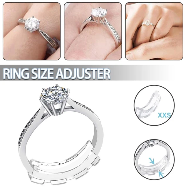 8PCS INVISIBLE RING Size Adjuster for Loose Rings Women Men 8 F $9.10 -  PicClick AU