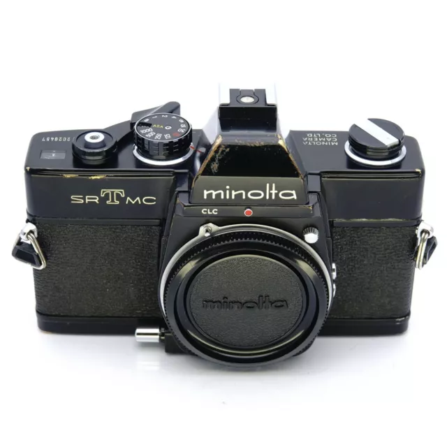 Minolta SRT MC body black 35mm film SLR Spiegelreflexkamera / SEALS