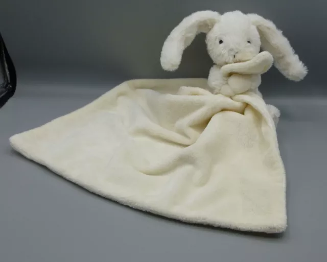 MOTHERCARE WHITE SNUGGLE Bunny Rabbit Baby Comforter Soother Blanket Blankie 8.99 PicClick UK