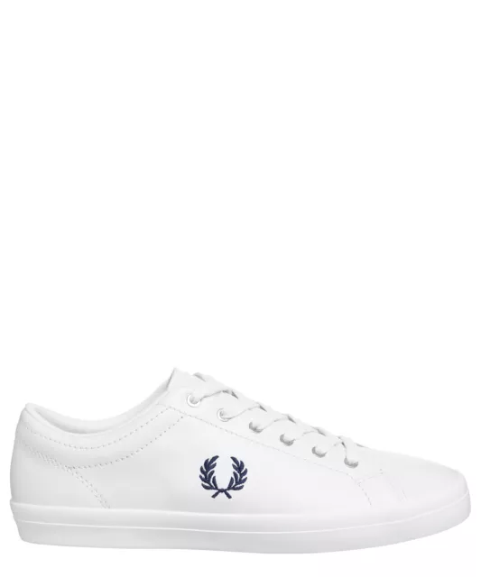 Fred Perry sneakers men baseline B7311-200 White leather logo detail shoes