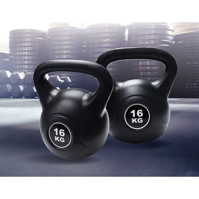 Kettle Bell 16KG Training Weight Fitness Gym Exercise Kettlebell Dumbell