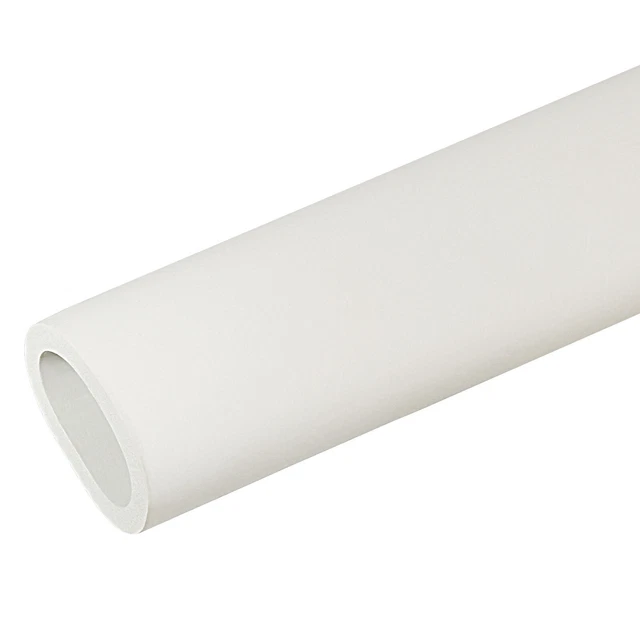 Foam Grip Tubing Handle Grips 30mm ID 42mm OD 6.6ft White for Tools Handle