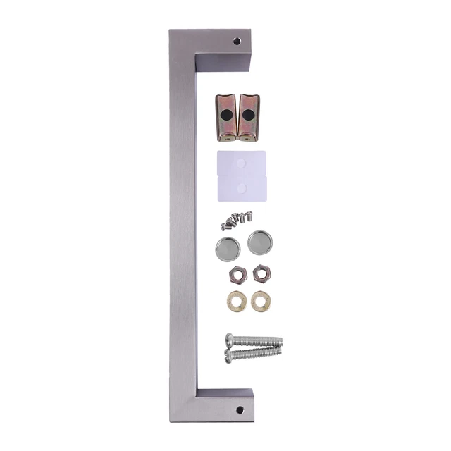 12" Sliding Barn Door Handle Pull Cabinet Gate Hardware Set Heavy Duty 304 New