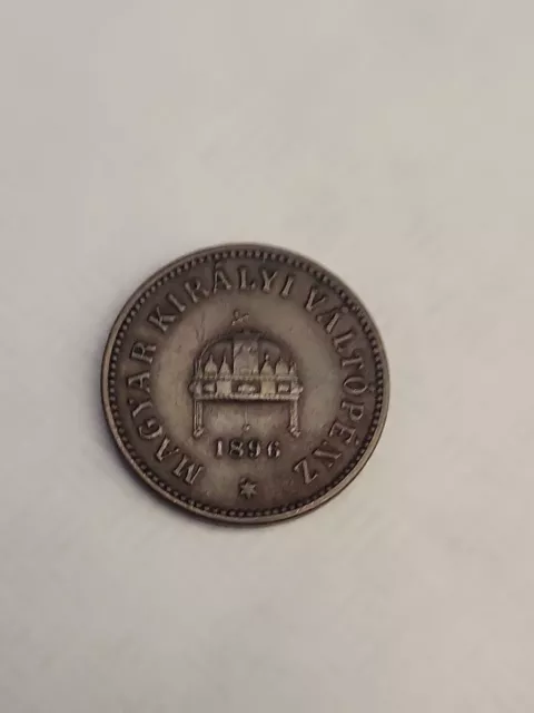 1896-KB Hungary (Austro-Hungarian empire) 2 filler Coin