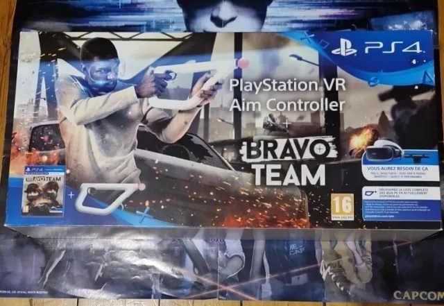 PlayStation VR Aim Controller + Jeu Bravo Team - PS4 PlayStation 4