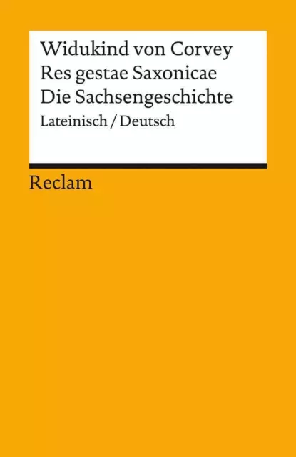 Res gestae Saxonicae / Die Sachsengeschichte | Widukind von Corvey | Taschenbuch