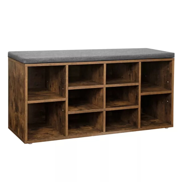 Vasagle cubbie shoe cabinet on sale storage bench
